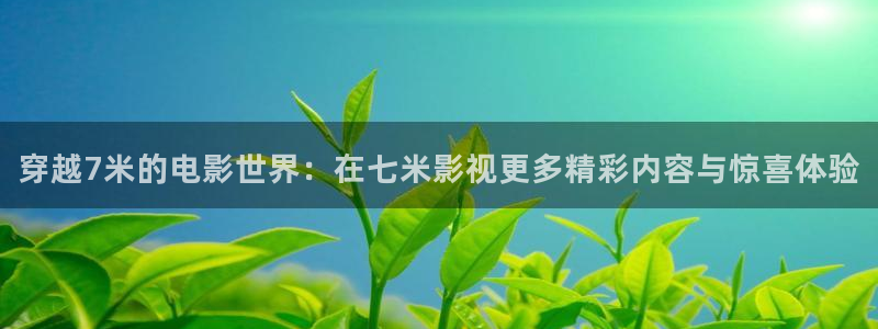 天龙影院免费电视剧：穿越7米的电影世界：在七米影视更多精彩内容与惊喜体验